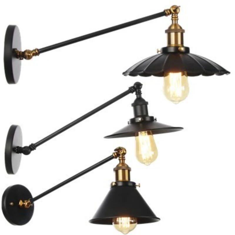 American iron wall lamp aisle decoration led retro retro staircase light living room dining room black industrial wind lamps
American iron wall lamp aisle decoration led retro retro staircase light living room dining room black industrial wind lamps