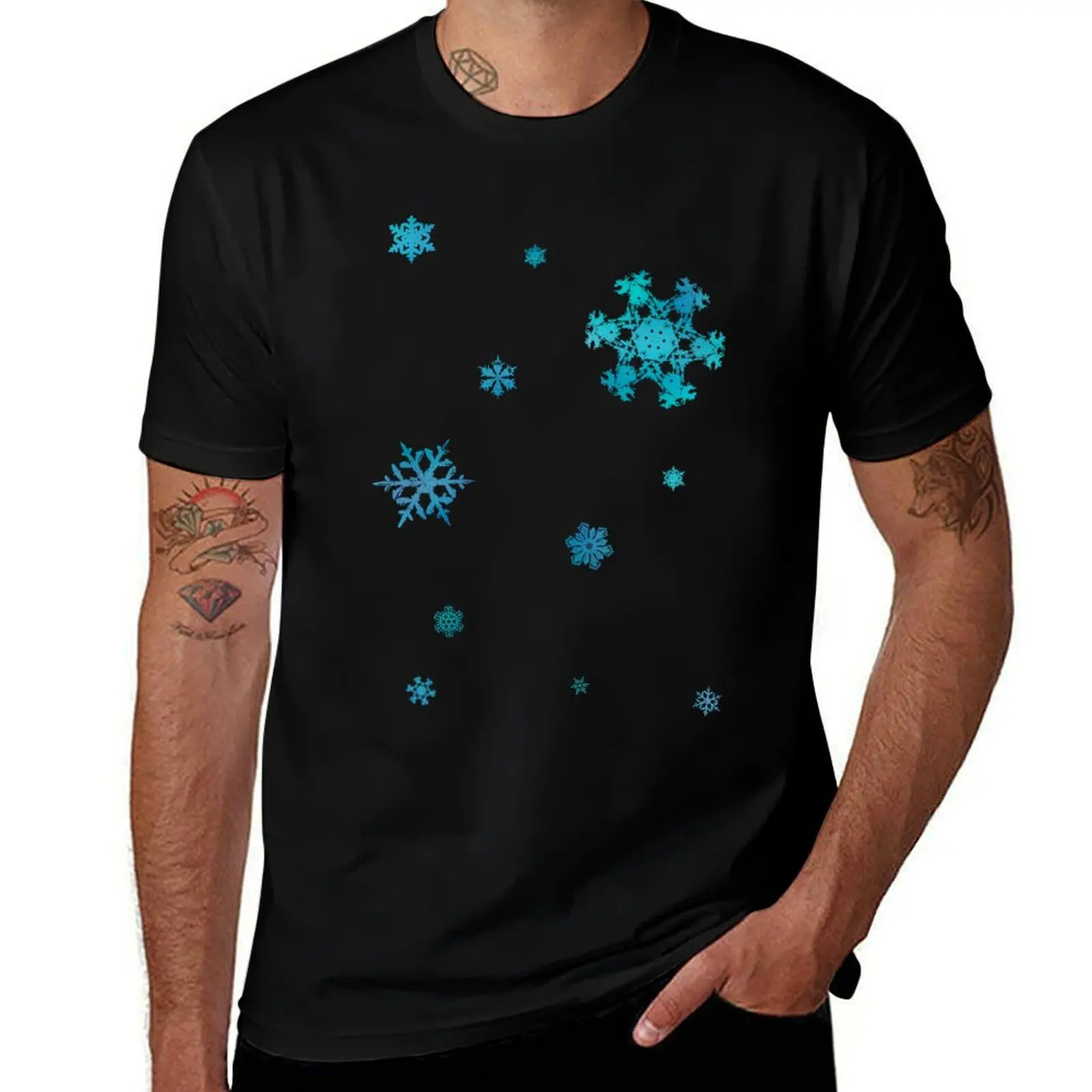 Blue Snowflakes T-Shirt Daily Wear Print T-Shirt
Blue Snowflakes T-Shirt Daily Wear Print T-Shirt