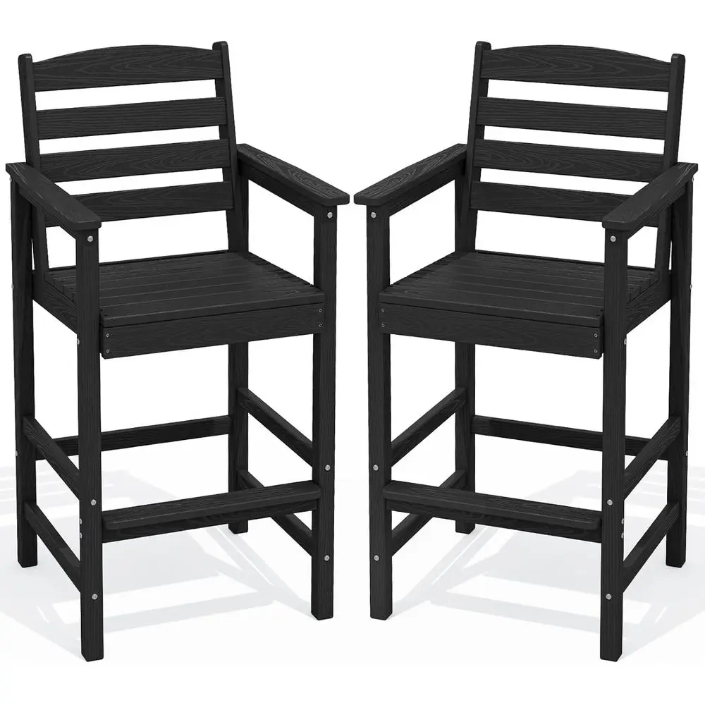 Adirondack Chairs Set of 2, Oversize Balcony Chairs Set, Outdoor Bar Height Barstools Widened Chair Set or Bistro, Poolside, Gar
Adirondack Chairs Set of 2, Oversize Balcony Chairs Set, Outdoor Bar Height Barstools Widened Chair Set or Bistro, Poolside, Gar