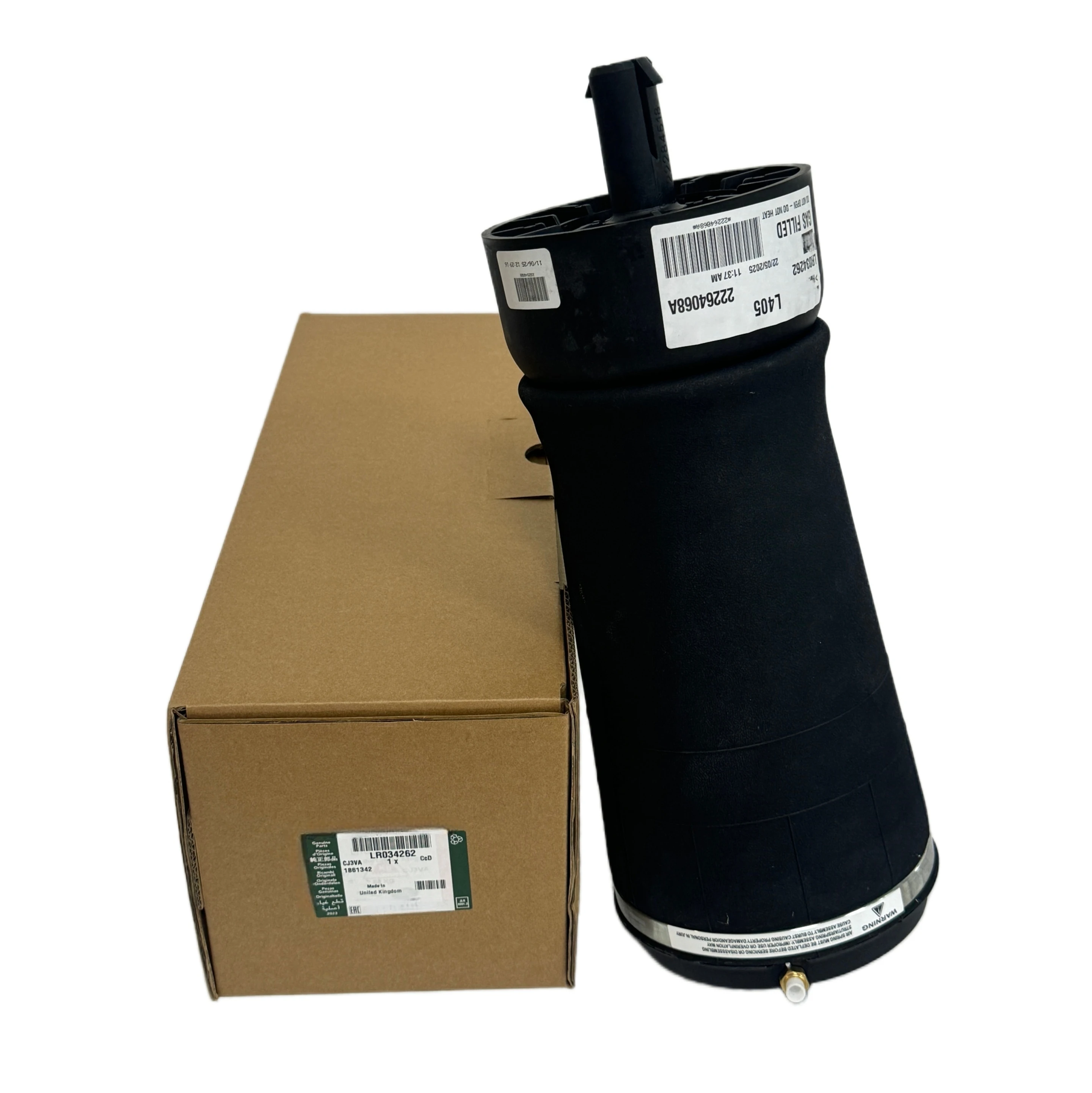 Genuine LR034262 1PC Rear Air Spring FOR LAND ROVER RANGE ROVER IV L405 NEW OEM LR081576 LR089235 LR100656 LR101593
Genuine LR034262 1PC Rear Air Spring FOR LAND ROVER RANGE ROVER IV L405 NEW OEM LR081576 LR089235 LR100656 LR101593