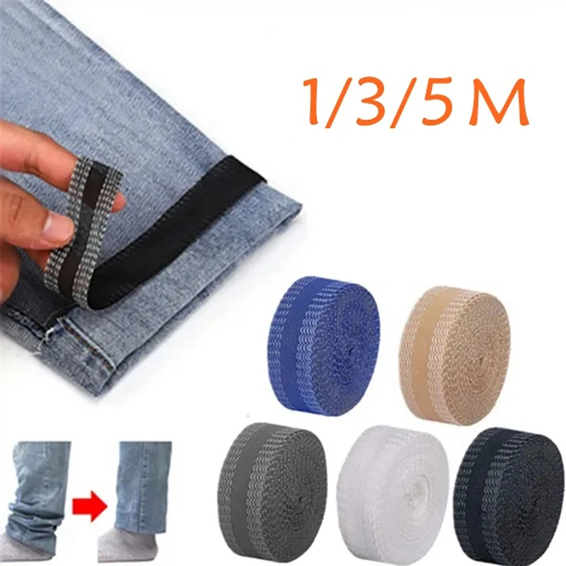 1/2/5M Self-Adhesive Pants Paste Iron on Pants Edge Shorten Repair Pants for Jean Clothing Jean Pants Apparel DIY Sewing Fabric
1/2/5M Self-Adhesive Pants Paste Iron on Pants Edge Shorten Repair Pants for Jean Clothing Jean Pants Apparel DIY Sewing Fabric
