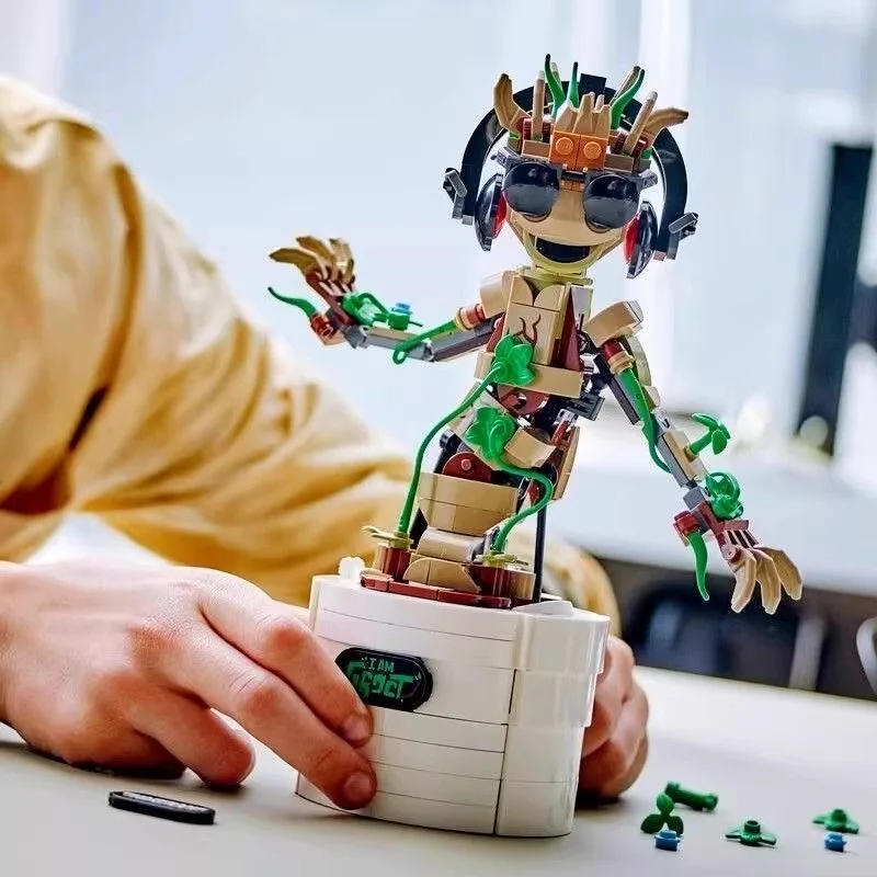 Marvel Dance Groot Building Blocks 76297 Potted Guardians of The Galaxy Assembly Bricks Toys for Kids Gift
Marvel Dance Groot Building Blocks 76297 Potted Guardians of The Galaxy Assembly Bricks Toys for Kids Gift