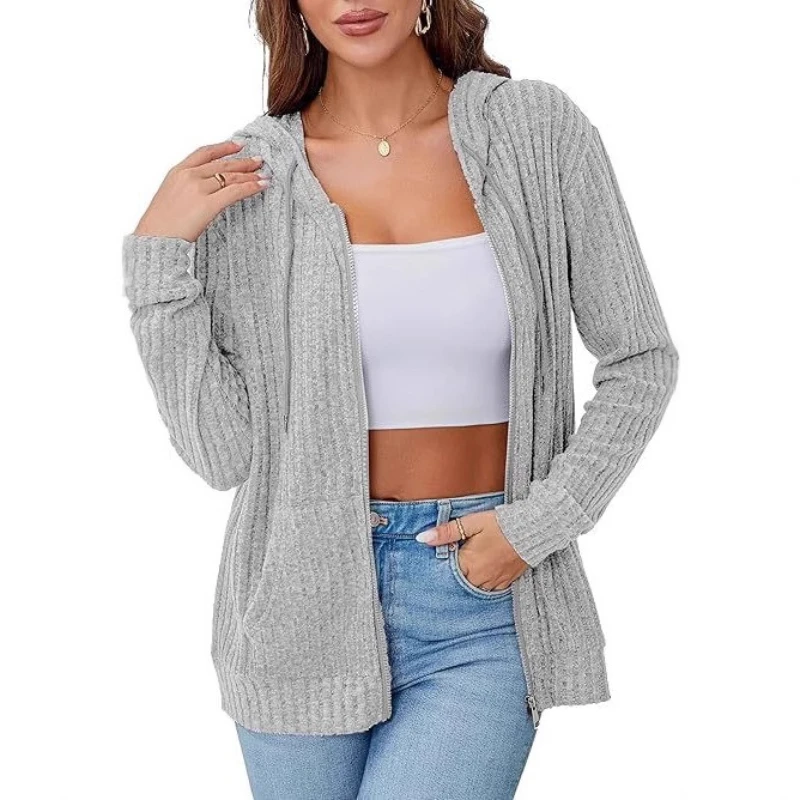 Autumn and Winter Fashion Cardigan Long-sleeved 2025 New Women's Hooded Knitted Pit Strip Fur Coat for Women
Autumn and Winter Fashion Cardigan Long-sleeved 2025 New Women's Hooded Knitted Pit Strip Fur Coat for Women