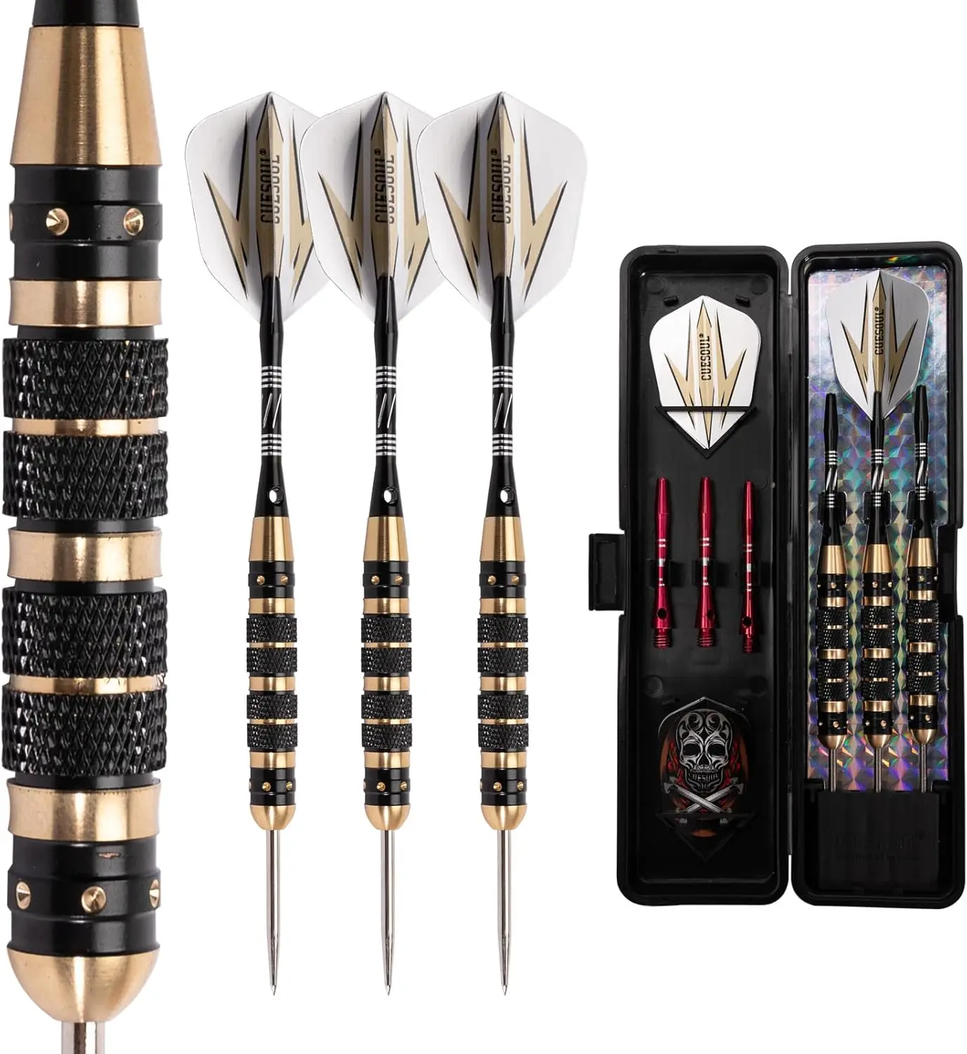 20/21/22/23/26 Grams Steel Tip Darts - Black Coating Brass Barrels
20/21/22/23/26 Grams Steel Tip Darts - Black Coating Brass Barrels
