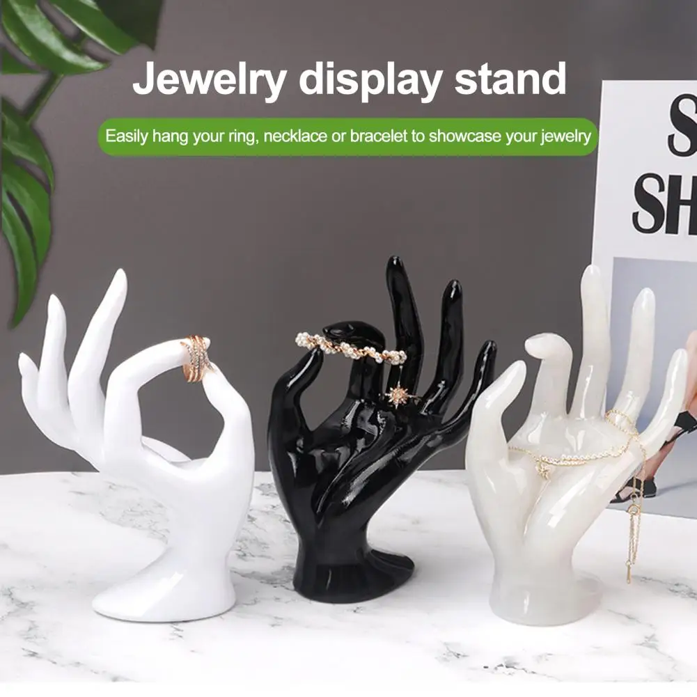 OK Gesture Jewelry Display Stand Hand-shape Modern Heavy Duty Plastic Desktop Necklace Ring Bracelet Show Organizer Stand Rack
OK Gesture Jewelry Display Stand Hand-shape Modern Heavy Duty Plastic Desktop Necklace Ring Bracelet Show Organizer Stand Rack