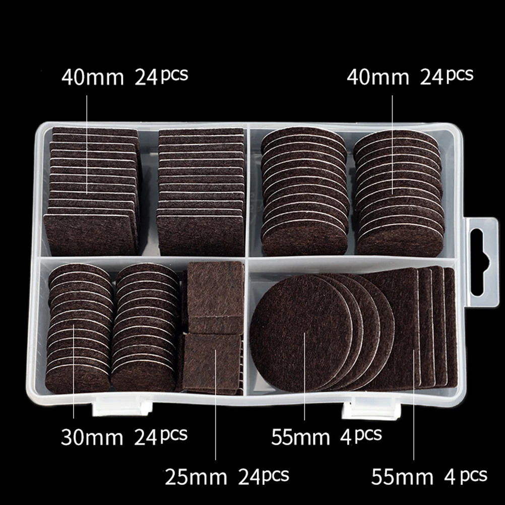 104Pcs Thick Furniture Felt Pads Chair Leg Protection Anti-Slip Floor Protector for Table Stool Felt Pads Chair Protection Pad
104Pcs Thick Furniture Felt Pads Chair Leg Protection Anti-Slip Floor Protector for Table Stool Felt Pads Chair Protection Pad