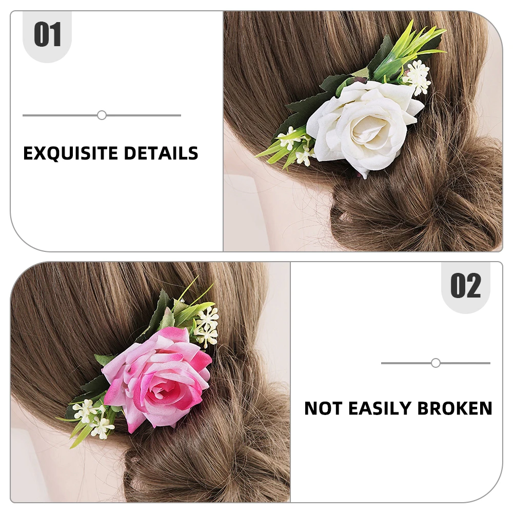 2Pcs Simulated Flower Headdress Bridal Hair Combs Wedding Accessories Women Flowers Headpiece Romantic Elegant Design Safe
2Pcs Simulated Flower Headdress Bridal Hair Combs Wedding Accessories Women Flowers Headpiece Romantic Elegant Design Safe
