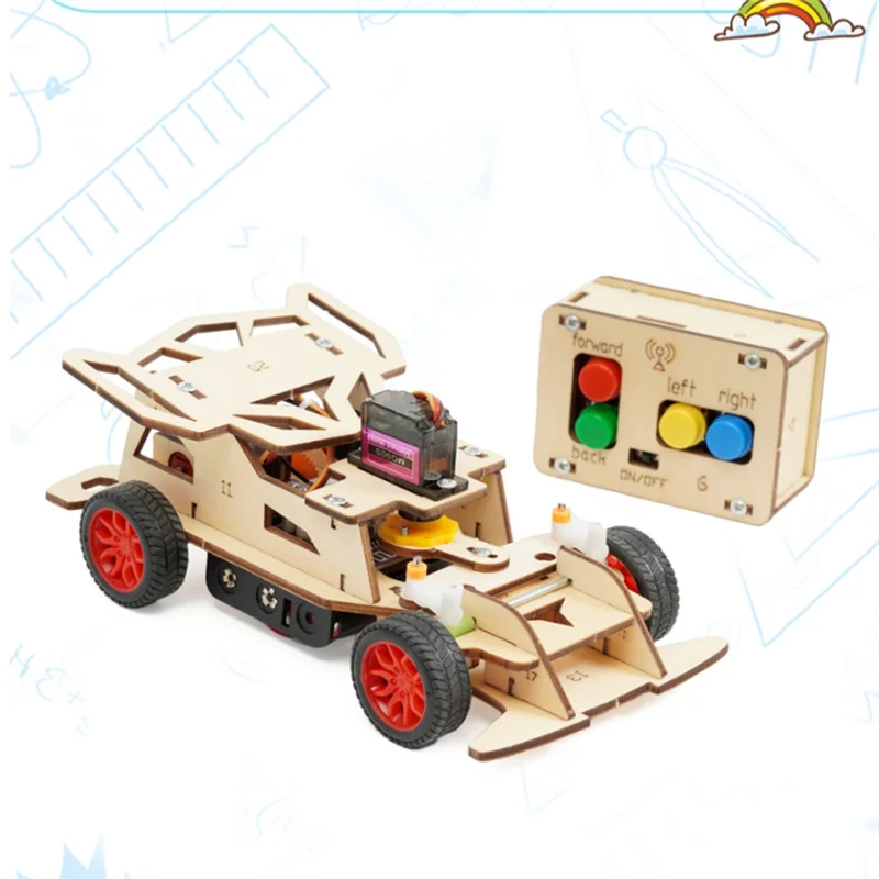 MYMF-DIY Remote Steering Rear Drive Car Model Children Educational 3D Puzzle Early Learning Teaching Materials
MYMF-DIY Remote Steering Rear Drive Car Model Children Educational 3D Puzzle Early Learning Teaching Materials