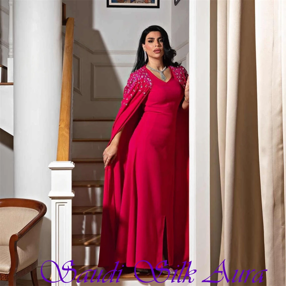 Customized Pure Elegant Graceful Fashion High Quality Evening Dress Scoop Jersey Shawl Crystal Ankle Length 
Customized Pure Elegant Graceful Fashion High Quality Evening Dress Scoop Jersey Shawl Crystal Ankle Length