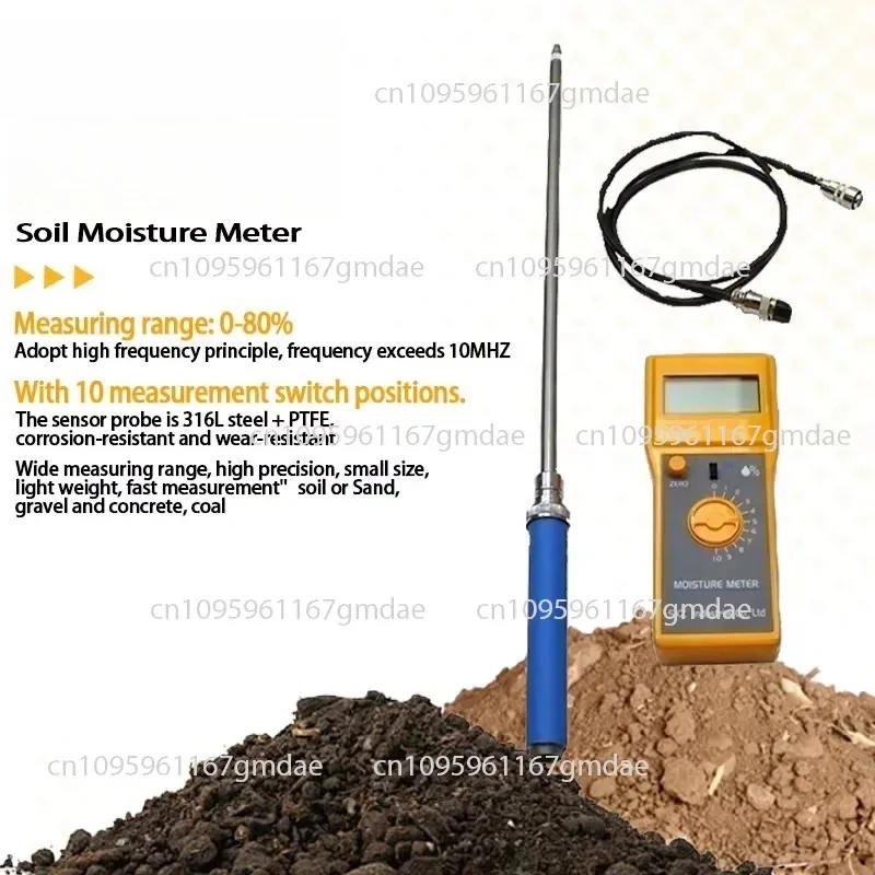 Portable Digital SKZ111K Soil Moisture Meter 600mm Probe with Extension Cable
Portable Digital SKZ111K Soil Moisture Meter 600mm Probe with Extension Cable
