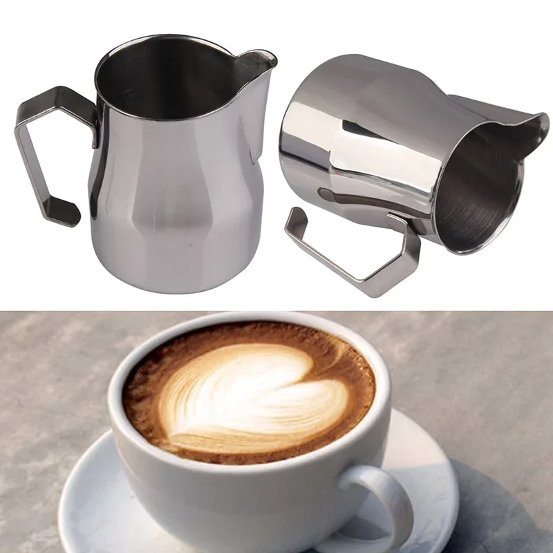 High Quality Stainless Steel Coffee Jug Mug Cup Espresso For Moka Coffee Milk Latte Art Frothing Jug
High Quality Stainless Steel Coffee Jug Mug Cup Espresso For Moka Coffee Milk Latte Art Frothing Jug