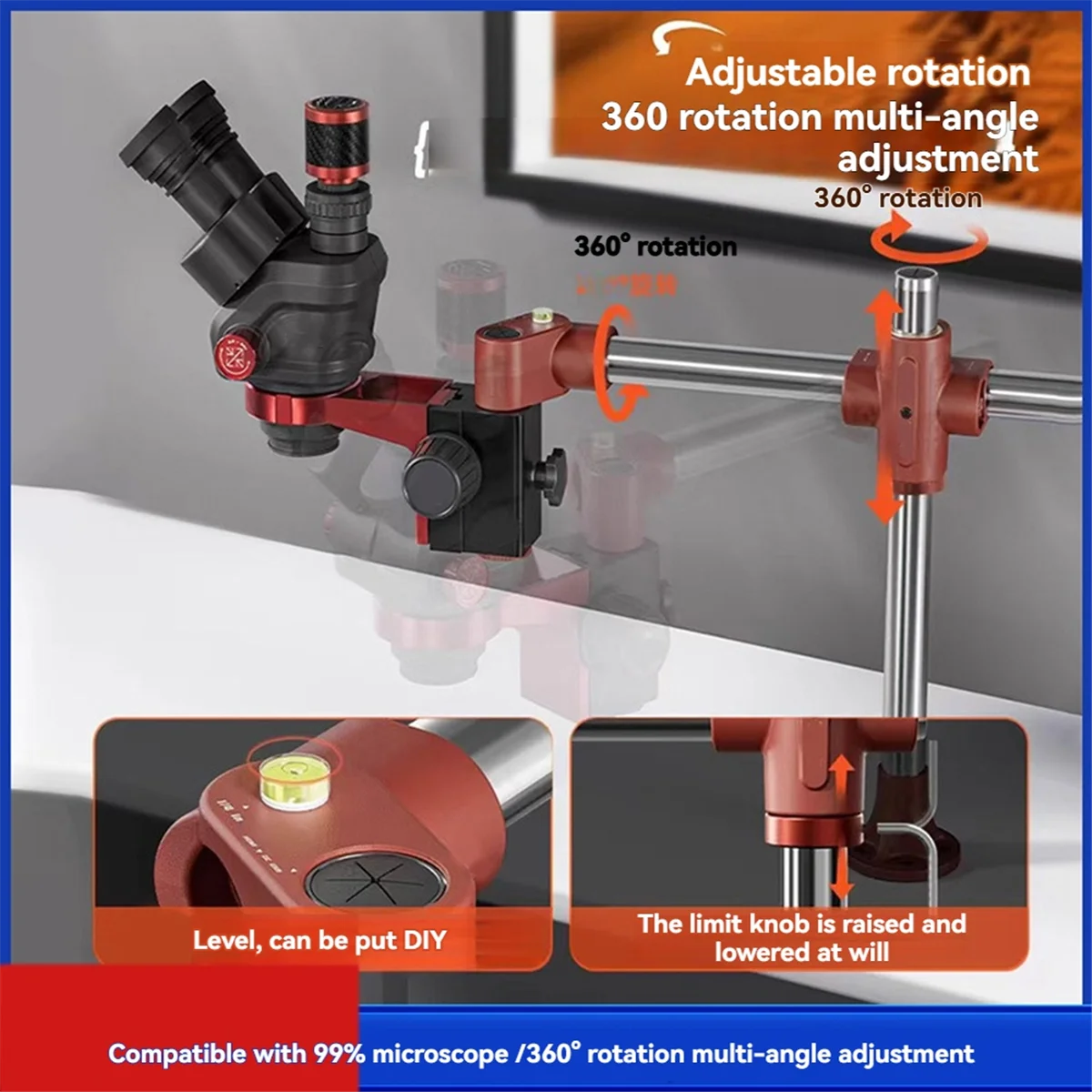 EEB-fMicroscope Dragon Arm Bracket Metal Universal Telescopic Folding 360°Fixed Lifting Maintenance Inspection Bracket Tool
EEB-fMicroscope Dragon Arm Bracket Metal Universal Telescopic Folding 360°Fixed Lifting Maintenance Inspection Bracket Tool