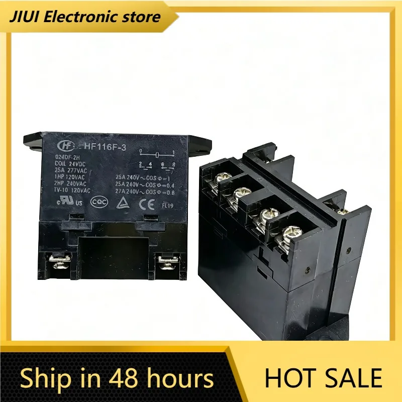 New 1pcs/lot HF116F-3-024DF-2H 25A 277VAC 6pins 24VDC
New 1pcs/lot HF116F-3-024DF-2H 25A 277VAC 6pins 24VDC