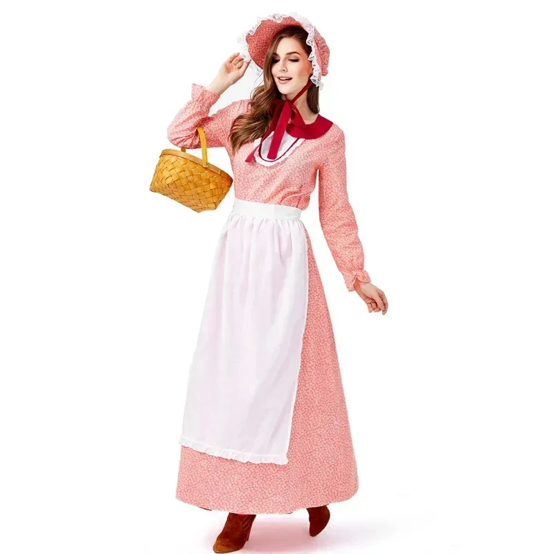 Women's Adult Renaissance Farm Dress Cosplay Costume for Stage Party Women's Historical Outfit
Women's Adult Renaissance Farm Dress Cosplay Costume for Stage Party Women's Historical Outfit