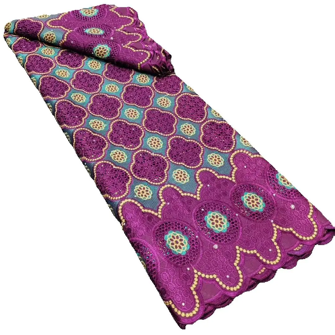 New Hollow Out 100% Cotton African Nigerian Lace Fabric 2023 High Quality Lace Heavy Swiss Voile Lace In Switzerland With Stones
New Hollow Out 100% Cotton African Nigerian Lace Fabric 2023 High Quality Lace Heavy Swiss Voile Lace In Switzerland With Stones