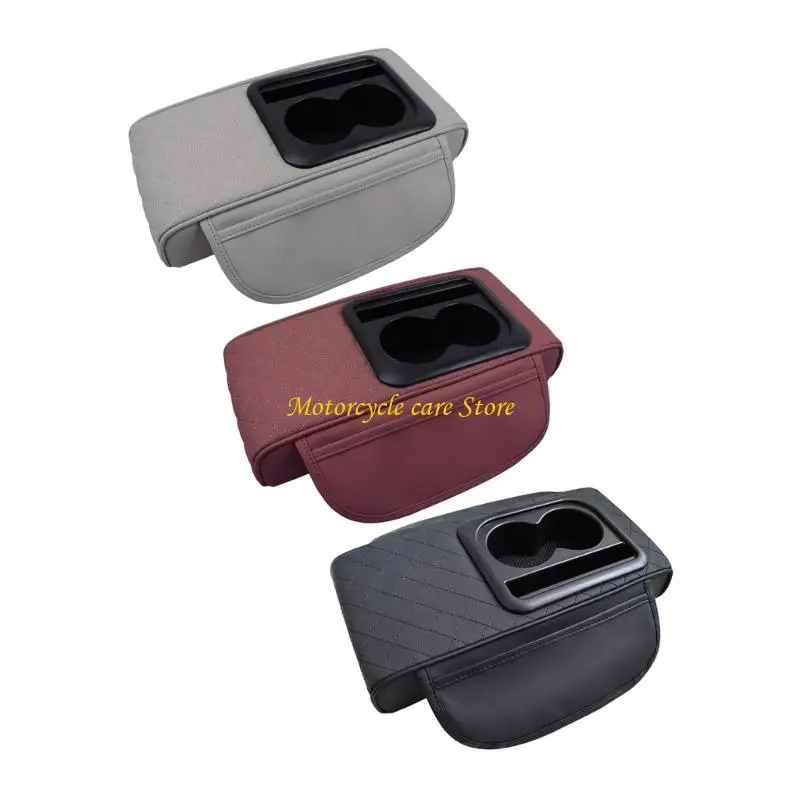 U75F Universal Auto Armrest Cover with Built In Cup Holder & Smartphone Stand for Car
U75F Universal Auto Armrest Cover with Built In Cup Holder & Smartphone Stand for Car