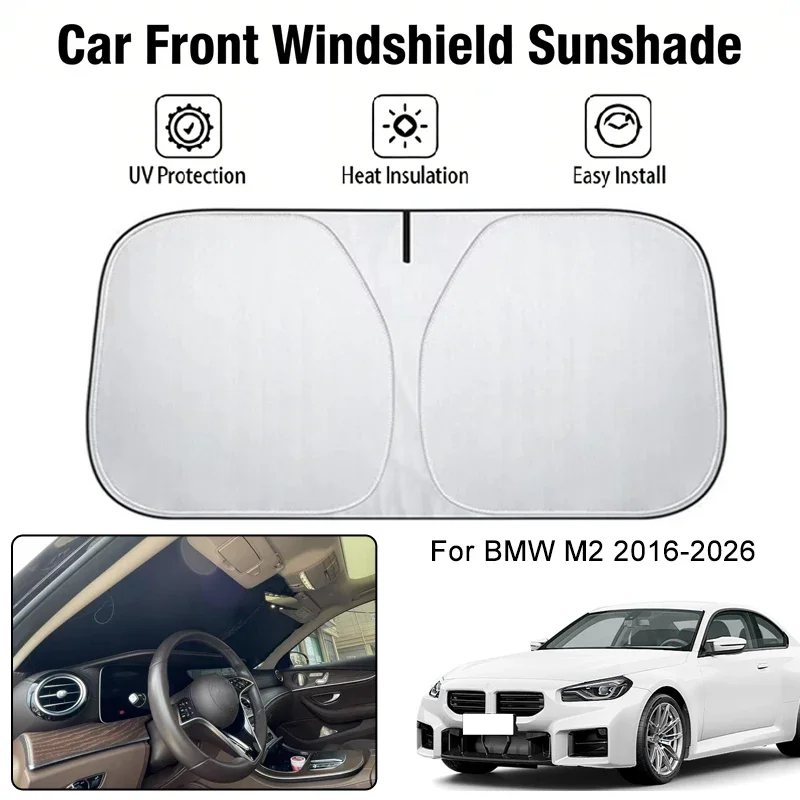 Foldable Car Windshield Sun Shade UV Block Heat Insulation For BMW M2 2016-2026 Interior Protection Accessories
Foldable Car Windshield Sun Shade UV Block Heat Insulation For BMW M2 2016-2026 Interior Protection Accessories