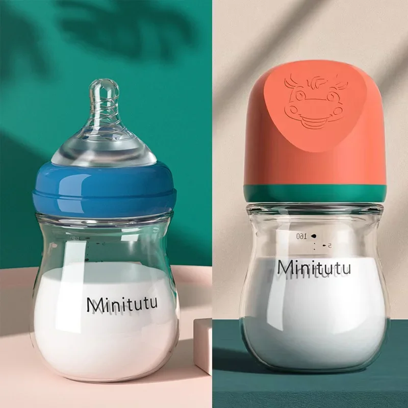 1pcs 160ML wide caliber food grade safe high borosilicate glass anti inflation newborn bottle
1pcs 160ML wide caliber food grade safe high borosilicate glass anti inflation newborn bottle