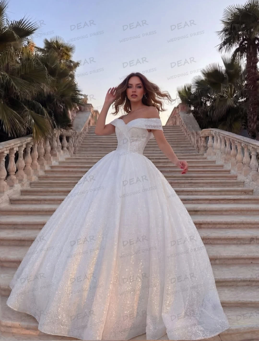 Simple Shiny Wedding Dresses A Line Sweetheart Sexy Sleeveless Women's Bridal Gowns Off Shoulder Vestido De Novia Customized
Simple Shiny Wedding Dresses A Line Sweetheart Sexy Sleeveless Women's Bridal Gowns Off Shoulder Vestido De Novia Customized