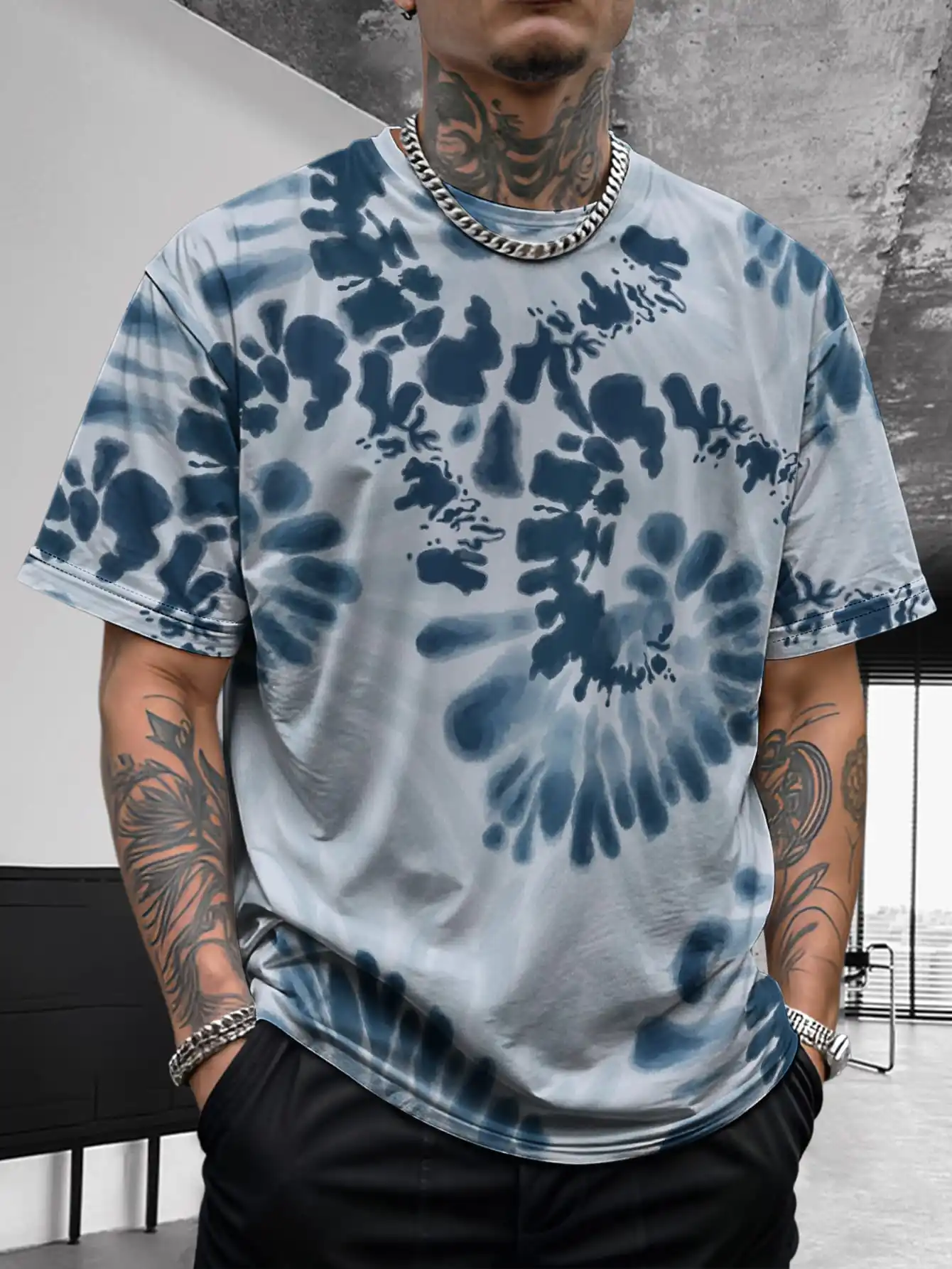Summer new men's tie dye graffiti hip-hop fashion fast drying breathable versatile comfortable lazy short sleeved shirt
Summer new men's tie dye graffiti hip-hop fashion fast drying breathable versatile comfortable lazy short sleeved shirt