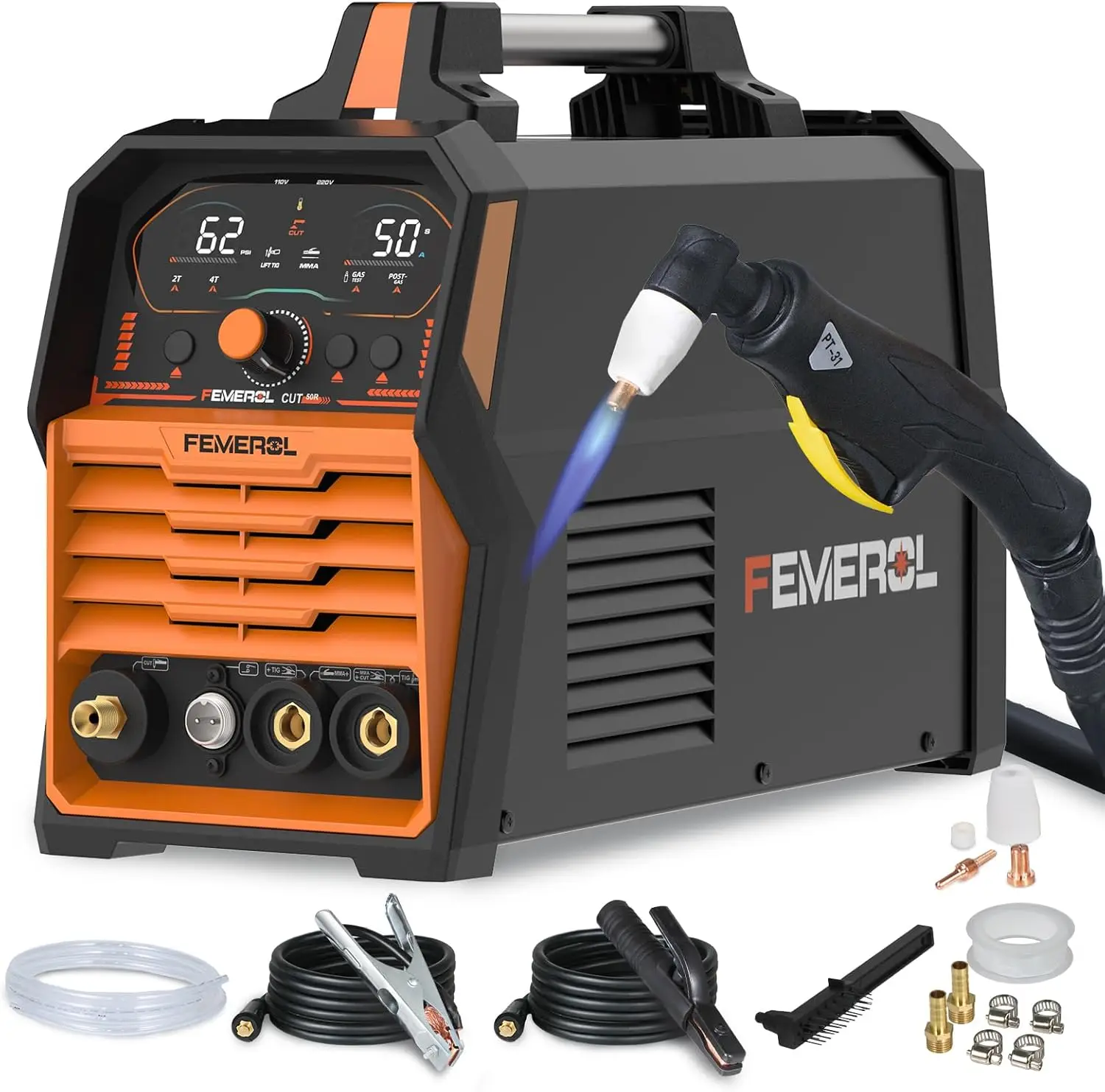 Plasma Cutter Tig Welder Stick Welder Combo Dual Voltage Igbt Led Display
Plasma Cutter Tig Welder Stick Welder Combo Dual Voltage Igbt Led Display