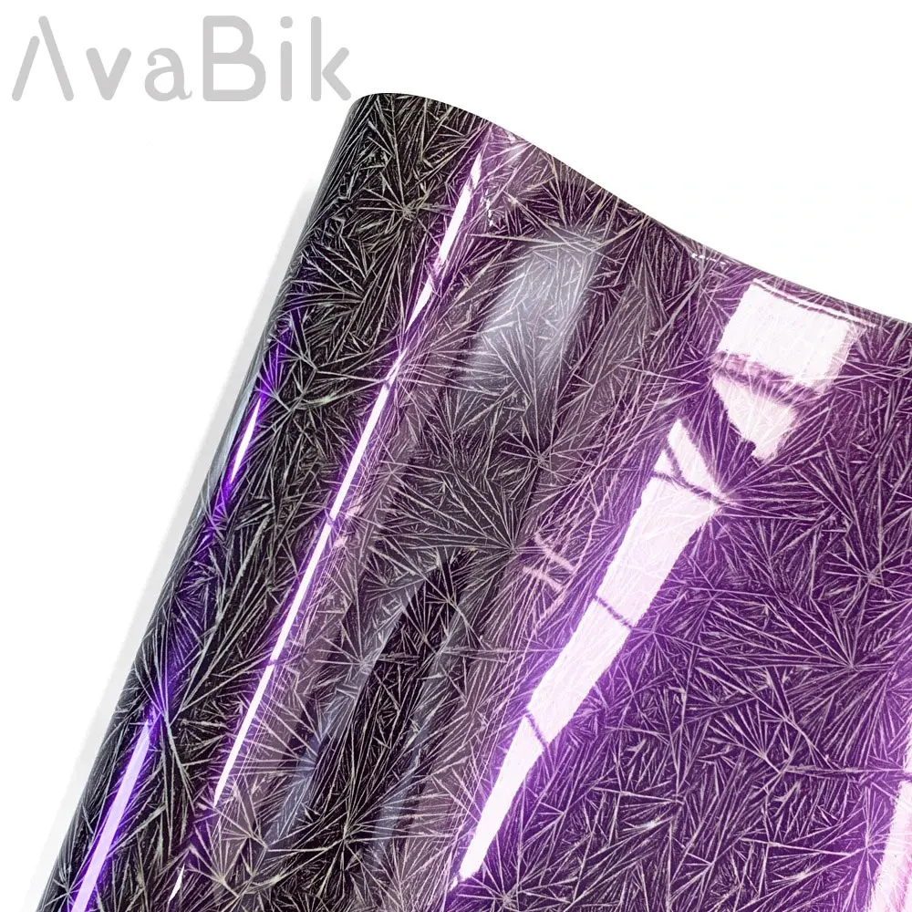 Glossy Purple Crack Textured Carbon Fiber Wrap Vinyl Film Motorcycle Decal Cover car Interior Tuning Accessories Low viscosity
Glossy Purple Crack Textured Carbon Fiber Wrap Vinyl Film Motorcycle Decal Cover car Interior Tuning Accessories Low viscosity