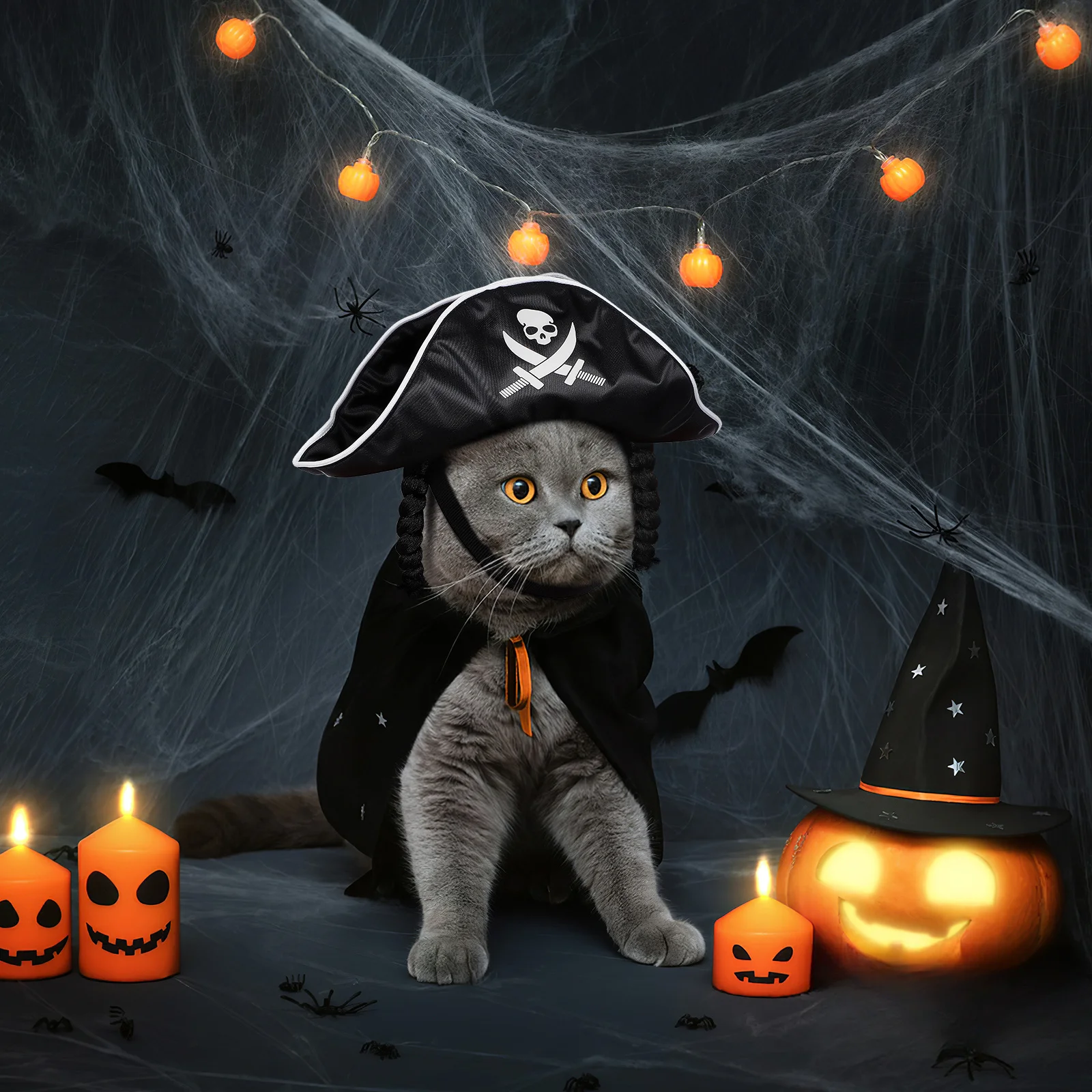 Pirate Hat Black Short Dog Costume For Halloween Party Role Play Masquerade Halloween Party Supplies Cosplay Props
Pirate Hat Black Short Dog Costume For Halloween Party Role Play Masquerade Halloween Party Supplies Cosplay Props