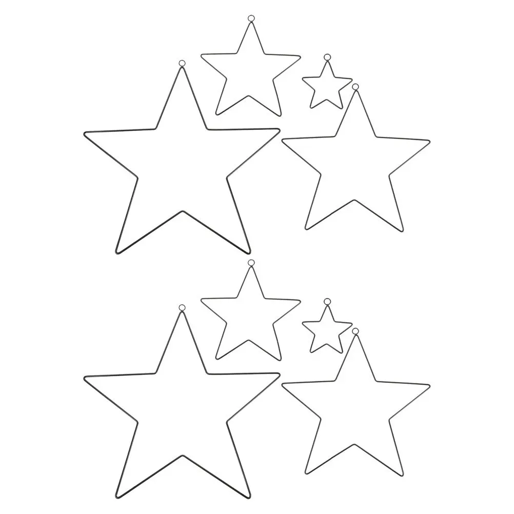 8pcs Iron Wreath Frame Star Shape Diy Metal Garland Frame For Christmas Party Decor Crafts Home Garden Decoration
8pcs Iron Wreath Frame Star Shape Diy Metal Garland Frame For Christmas Party Decor Crafts Home Garden Decoration
