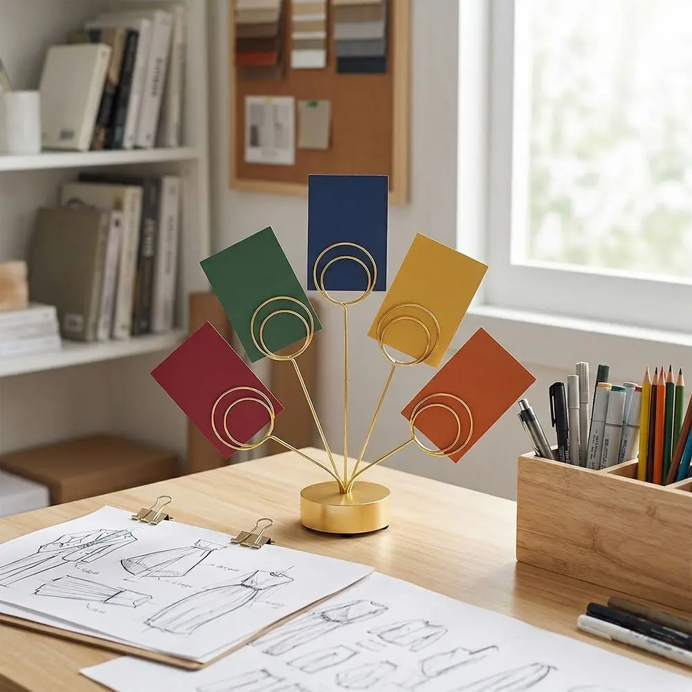 Multifunctional Creative Note Clips Stable Portable Business Card Holder Vertical Heart/Round Desktop Card Clamp
Multifunctional Creative Note Clips Stable Portable Business Card Holder Vertical Heart/Round Desktop Card Clamp