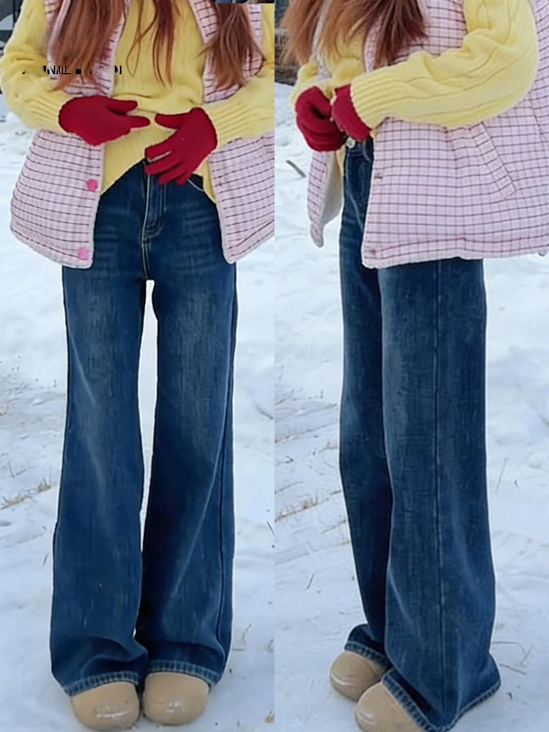 Loose High Waist Bell Bottom Jeans Women's Summer Slimming Straight Leg Jeans Casual American Style Denim High Waist Flared P...
Loose High Waist Bell Bottom Jeans Women's Summer Slimming Straight Leg Jeans Casual American Style Denim High Waist Flared P...