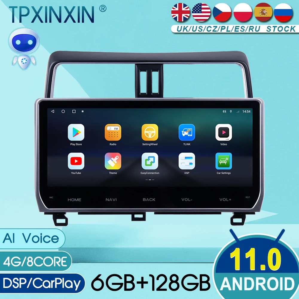 Для Toyota PRADO 2018 + audio 2 din приемник для android tesla style auto мультимедийный DVD плеер GPS
Для Toyota PRADO 2018 + audio 2 din приемник для android tesla style auto мультимедийный DVD плеер GPS