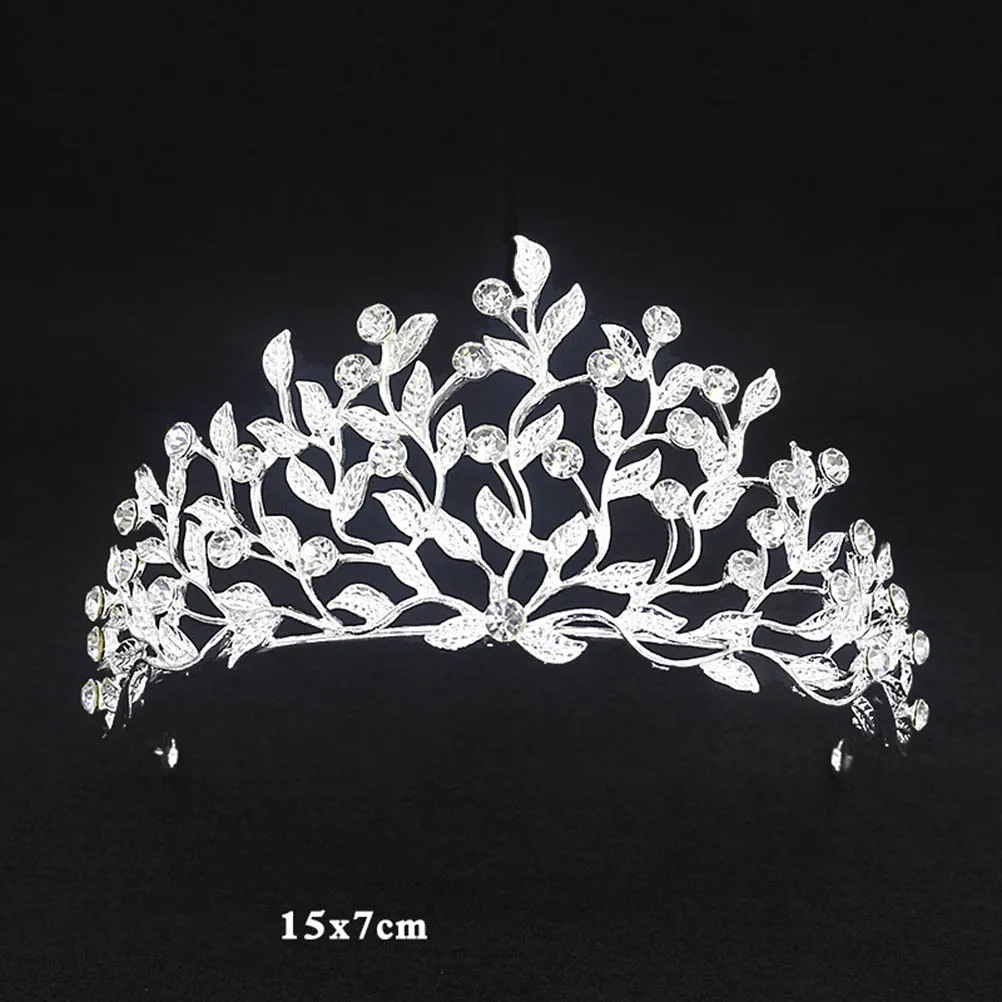 Rhinestone Crown Headband Women Leaves Hair Clasp Hoop Wedding Party Accessories Durable Long Lasting
Rhinestone Crown Headband Women Leaves Hair Clasp Hoop Wedding Party Accessories Durable Long Lasting