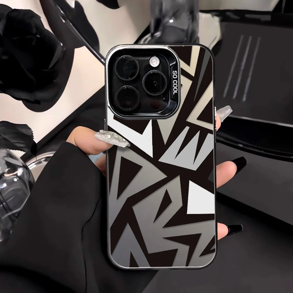 Color Block Design Silicone Phone Case For iPhone 16 Pro Case for iPhone 11 15 13 12 14 Pro Max Electroplate Silver IMD Cover
Color Block Design Silicone Phone Case For iPhone 16 Pro Case for iPhone 11 15 13 12 14 Pro Max Electroplate Silver IMD Cover