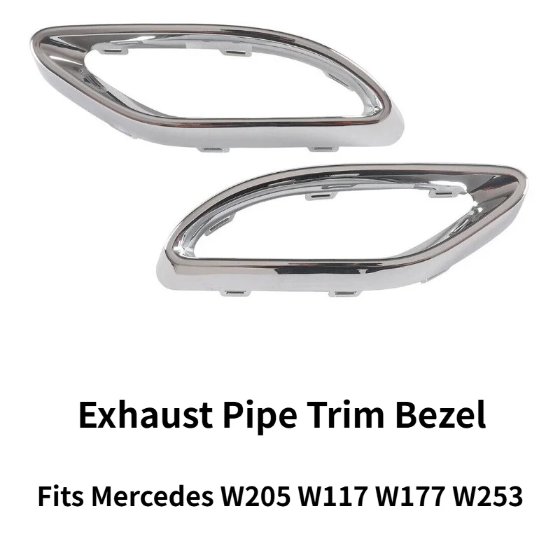 Exhaust Pipe Trim Bezel Fits Mercedes Benz W205 W117 W177 W253 2013-2019 Chrome Glossy Black Tailpipe Frame OE 2058852221
Exhaust Pipe Trim Bezel Fits Mercedes Benz W205 W117 W177 W253 2013-2019 Chrome Glossy Black Tailpipe Frame OE 2058852221