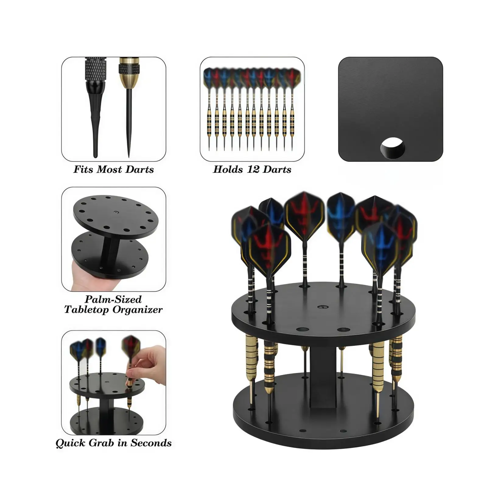 Tabletop Dart Stand Acrylic Storage Holder Dart Stander Organizer for Soft Darts Set Home Game Room Use
Tabletop Dart Stand Acrylic Storage Holder Dart Stander Organizer for Soft Darts Set Home Game Room Use