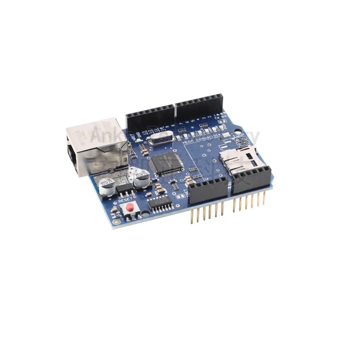 Ethernet W5100 Network Expansion Board Module with SD Card Expansion, Compatible with UNO R3 Development Board
Ethernet W5100 Network Expansion Board Module with SD Card Expansion, Compatible with UNO R3 Development Board