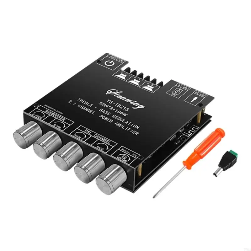 77HA TPA3116 2.1 Канал Bluetooth-совместимый с цифровой платой усилителя DC12-24V 50WX2+100 Вт Digital усилитель платы
77HA TPA3116 2.1 Канал Bluetooth-совместимый с цифровой платой усилителя DC12-24V 50WX2+100 Вт Digital усилитель платы