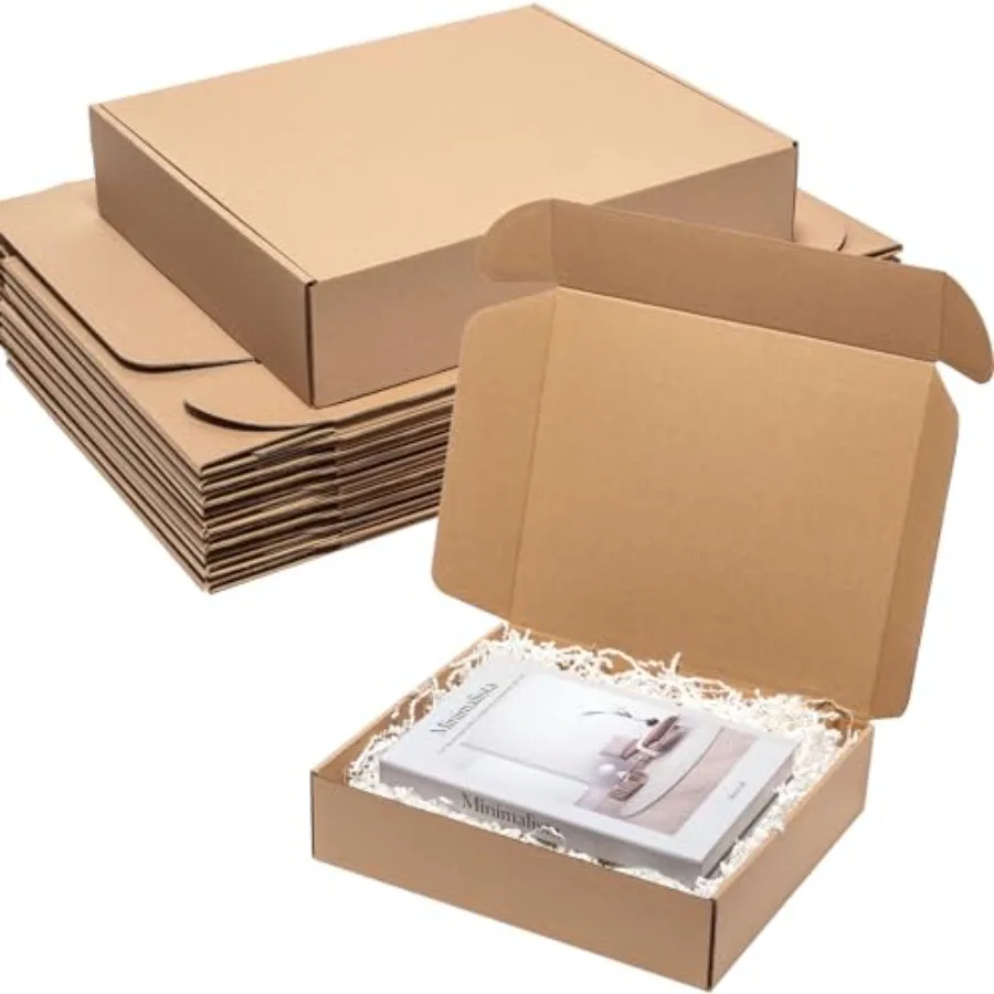 Shipping Boxes 13x11x3 Inch 20 Pack Corrugated Cardboard Mailing Boxes for Small Business Kraft Medium Literature Mailer Packag
Shipping Boxes 13x11x3 Inch 20 Pack Corrugated Cardboard Mailing Boxes for Small Business Kraft Medium Literature Mailer Packag