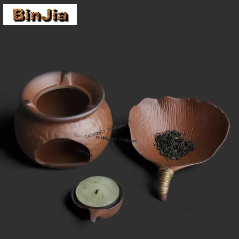 Coarse Pottery Leaf Tea Roaster Tea Warmer Holder Alcohol Burner Stove Kettle Stand Baked Milk Jar Carbon Furnace Tea Services
Coarse Pottery Leaf Tea Roaster Tea Warmer Holder Alcohol Burner Stove Kettle Stand Baked Milk Jar Carbon Furnace Tea Services