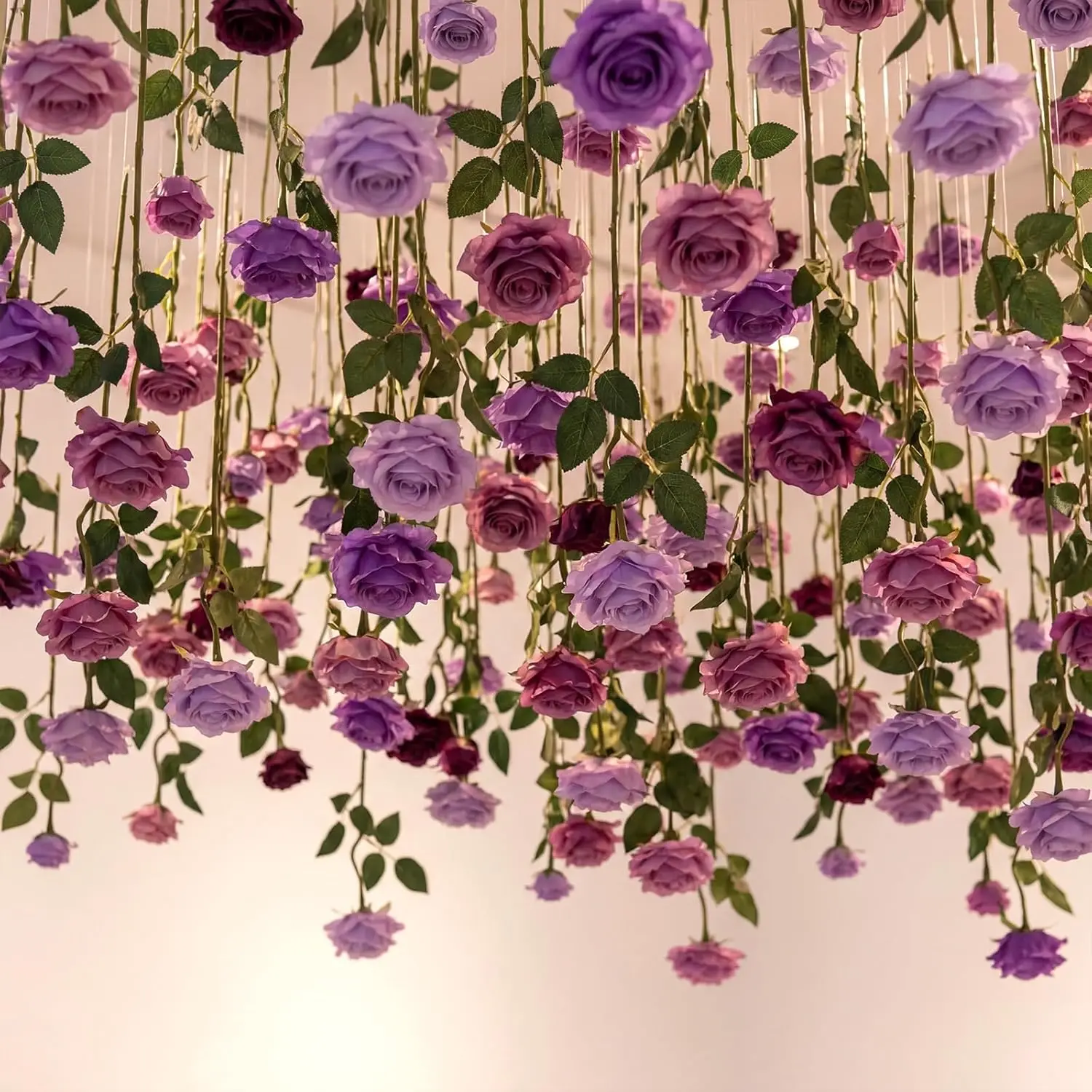 60 Pack Artificial Flower Hanging Flowers Ornament Floating Garland Ceiling Rose Strings for Wedding Anniversary Engagem
60 Pack Artificial Flower Hanging Flowers Ornament Floating Garland Ceiling Rose Strings for Wedding Anniversary Engagem
