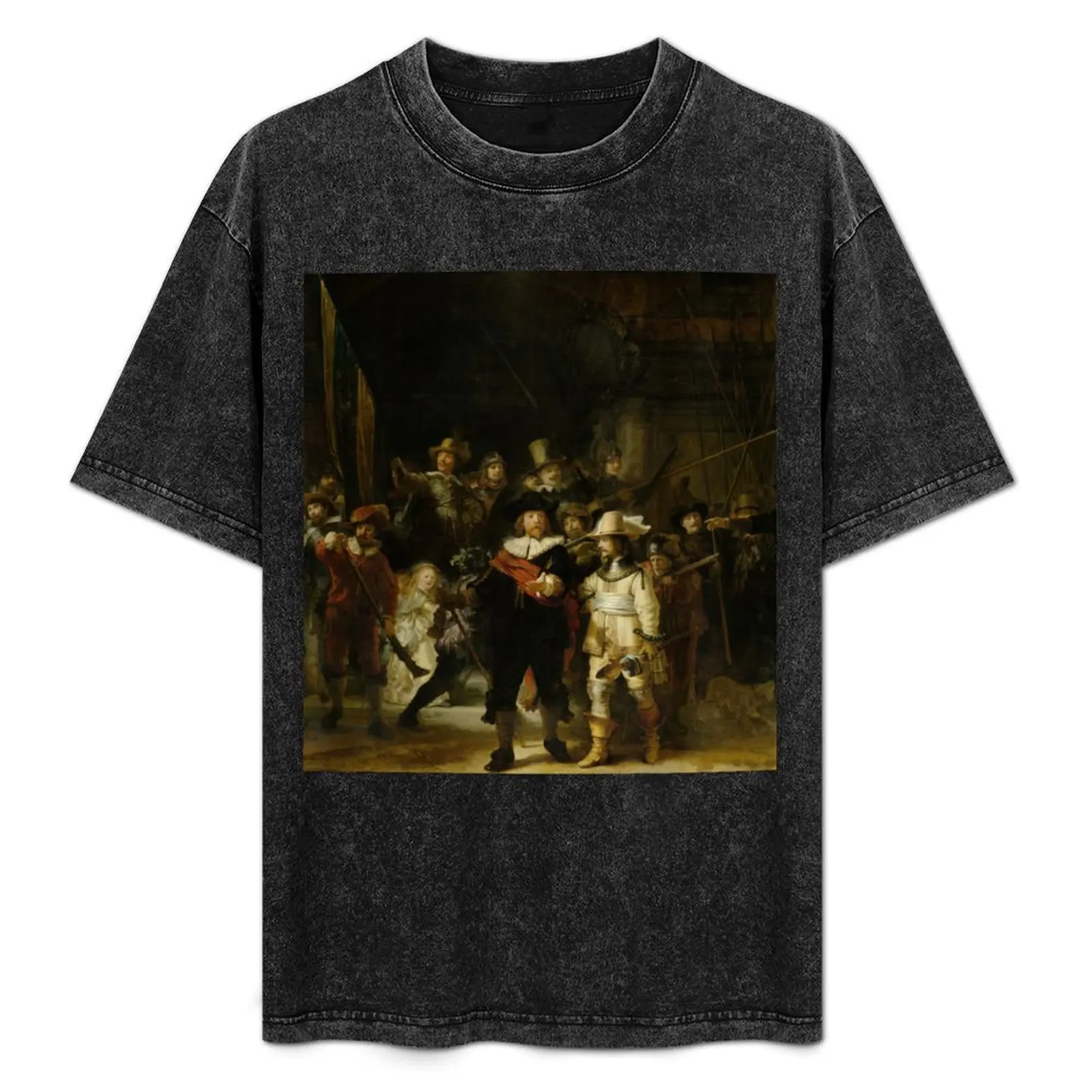 The Night Watch by Rembrandt T-Shirt Comfortable Basic Crew Neck Tee
The Night Watch by Rembrandt T-Shirt Comfortable Basic Crew Neck Tee