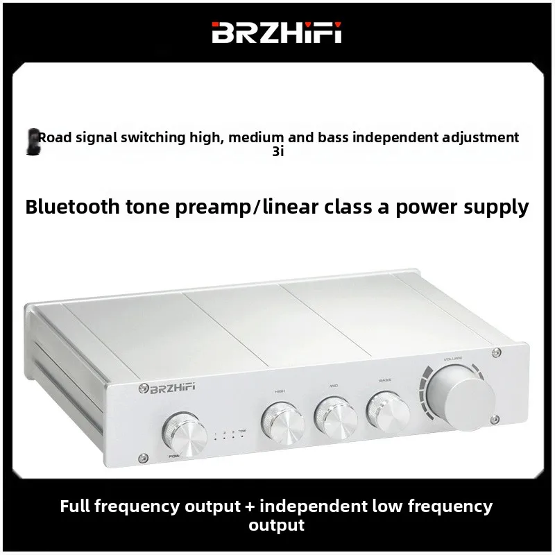 Brzhifi l1 pure class a 2.0/2.1 channel tone preamplifier high, middle and bass adjustment bluetooth 5.0
Brzhifi l1 pure class a 2.0/2.1 channel tone preamplifier high, middle and bass adjustment bluetooth 5.0