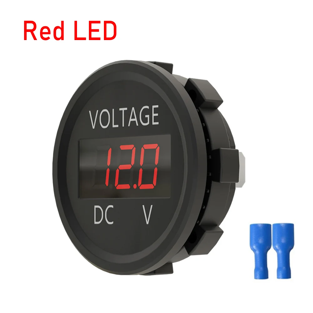 DC12-24V Waterproof Voltmeter LED Digital Display Voltage Meter adapter for Car Motorcycle electric car LED voltmeter Connector
DC12-24V Waterproof Voltmeter LED Digital Display Voltage Meter adapter for Car Motorcycle electric car LED voltmeter Connector
