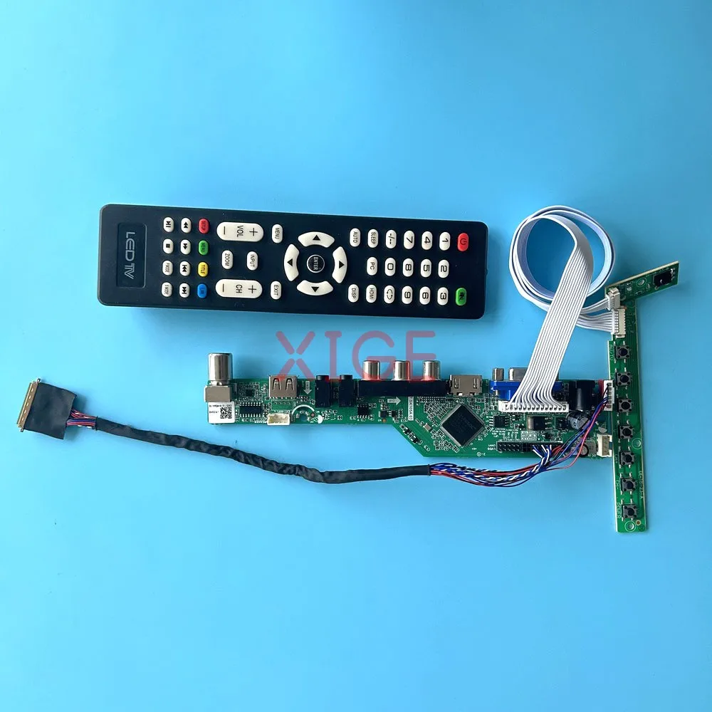 Комплект платы контроллера драйвера для A089SW01 V0/V1 B089AW01 V0/V1 1024x600 HDMI + VGA + AV + USB аналоговый ТВ экран ноутбука 40-контактный LVDS 8,9 дюйма
Комплект платы контроллера драйвера для A089SW01 V0/V1 B089AW01 V0/V1 1024x600 HDMI + VGA + AV + USB аналоговый ТВ экран ноутбука 40-контактный LVDS 8,9 дюйма