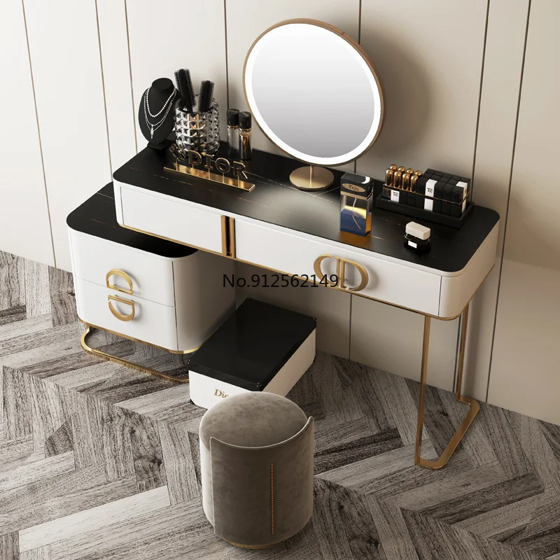 coiffeuse Dressing Table with Mirror and Stool Fashion Bedroom Makeup Table High Quality Dresser Makeup Vanity Cabinet 2 Colors
coiffeuse Dressing Table with Mirror and Stool Fashion Bedroom Makeup Table High Quality Dresser Makeup Vanity Cabinet 2 Colors