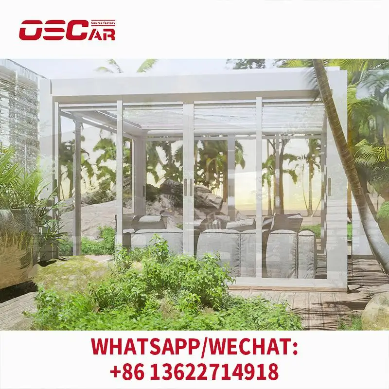 Waterproof Hardtop Louvered Gazebo Pergola for Patio Garden Outdoor Use pergolas
Waterproof Hardtop Louvered Gazebo Pergola for Patio Garden Outdoor Use pergolas