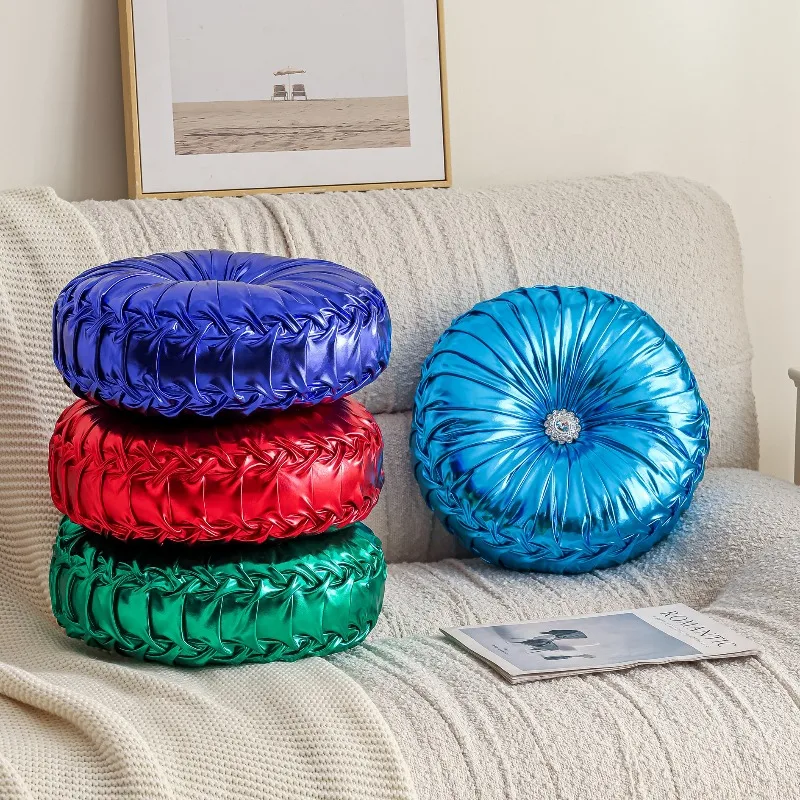 35cm Round Metallic Style Sofa Pillow Bay Window Futon Seat Cushion Pumpkin Seat Cushion for Couch Floor Throw Pillow
35cm Round Metallic Style Sofa Pillow Bay Window Futon Seat Cushion Pumpkin Seat Cushion for Couch Floor Throw Pillow