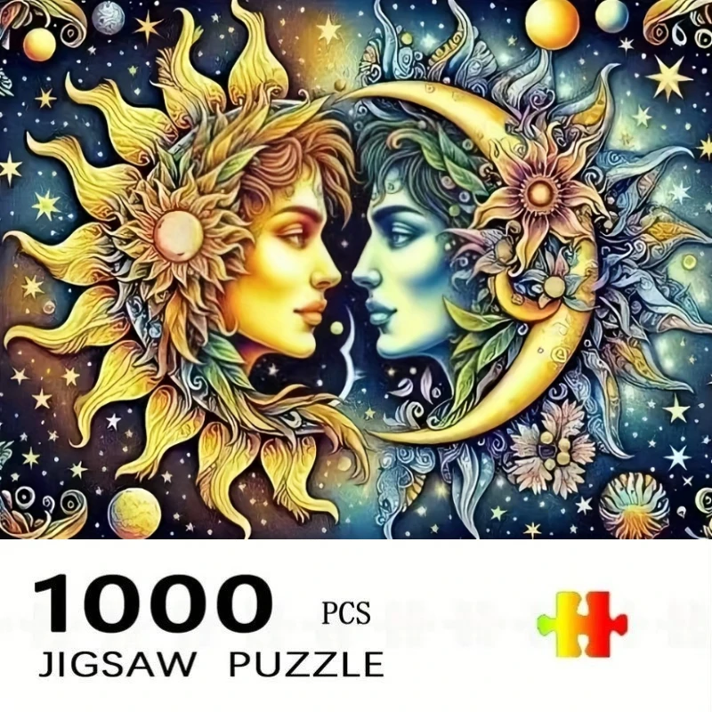 Jigsaw Puzzle 1000 Pieces Sun and Moon Puzzle Home Decor for Adults Game Family Fun Puzzles Educational Toys
Jigsaw Puzzle 1000 Pieces Sun and Moon Puzzle Home Decor for Adults Game Family Fun Puzzles Educational Toys