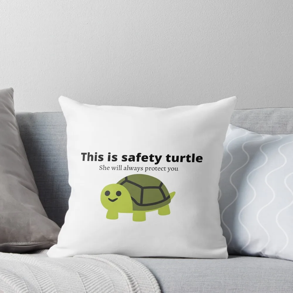 This is Safety Turtle (Black letters) Throw Pillow Christmas Pillows Cushions Cover pillow
This is Safety Turtle (Black letters) Throw Pillow Christmas Pillows Cushions Cover pillow