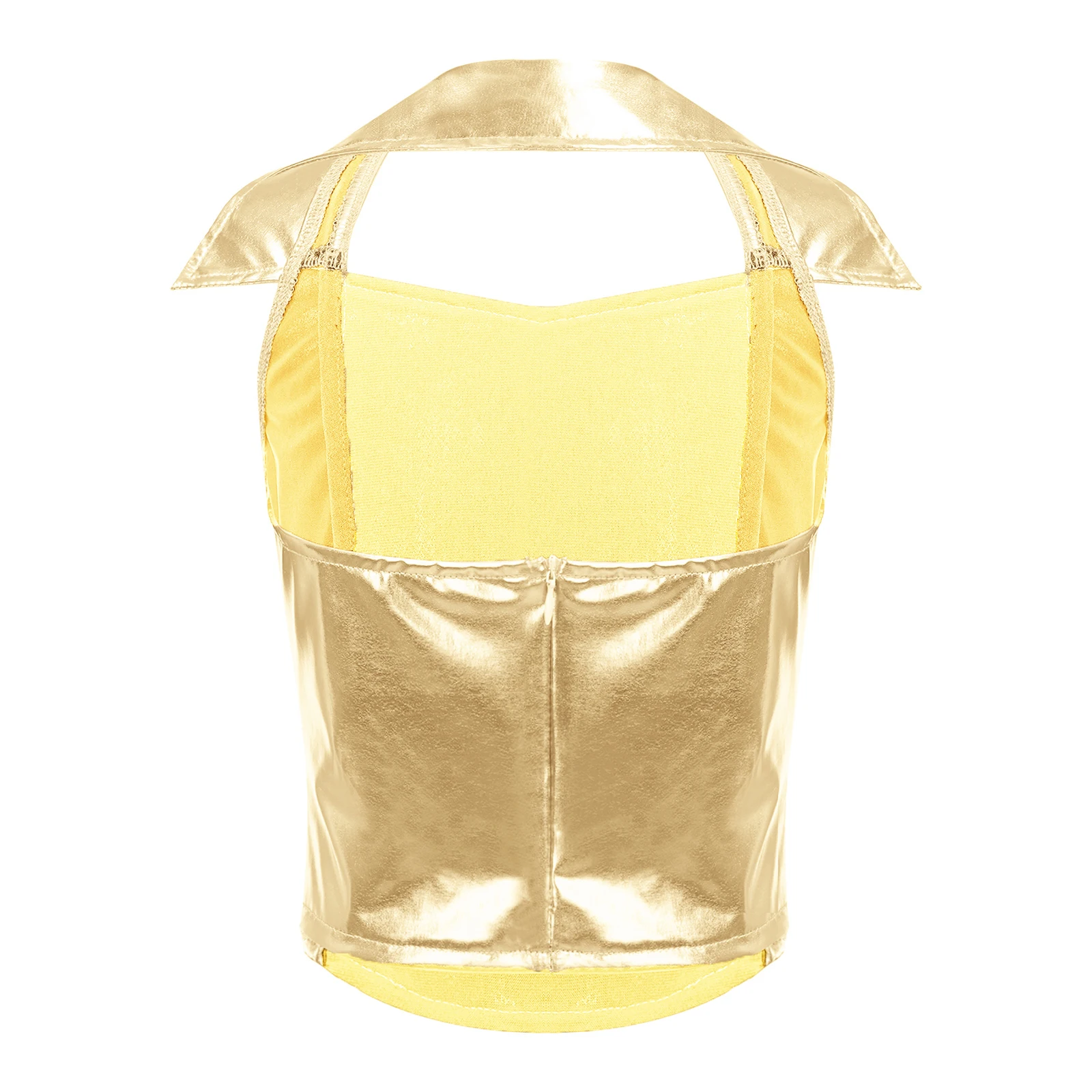 Kids Girls Shiny Dancing Tank Top Vest Jazz Dance Disco Costume Halter Sequins Sleeveless Vests Teen Metallic Stage Costume
Kids Girls Shiny Dancing Tank Top Vest Jazz Dance Disco Costume Halter Sequins Sleeveless Vests Teen Metallic Stage Costume
